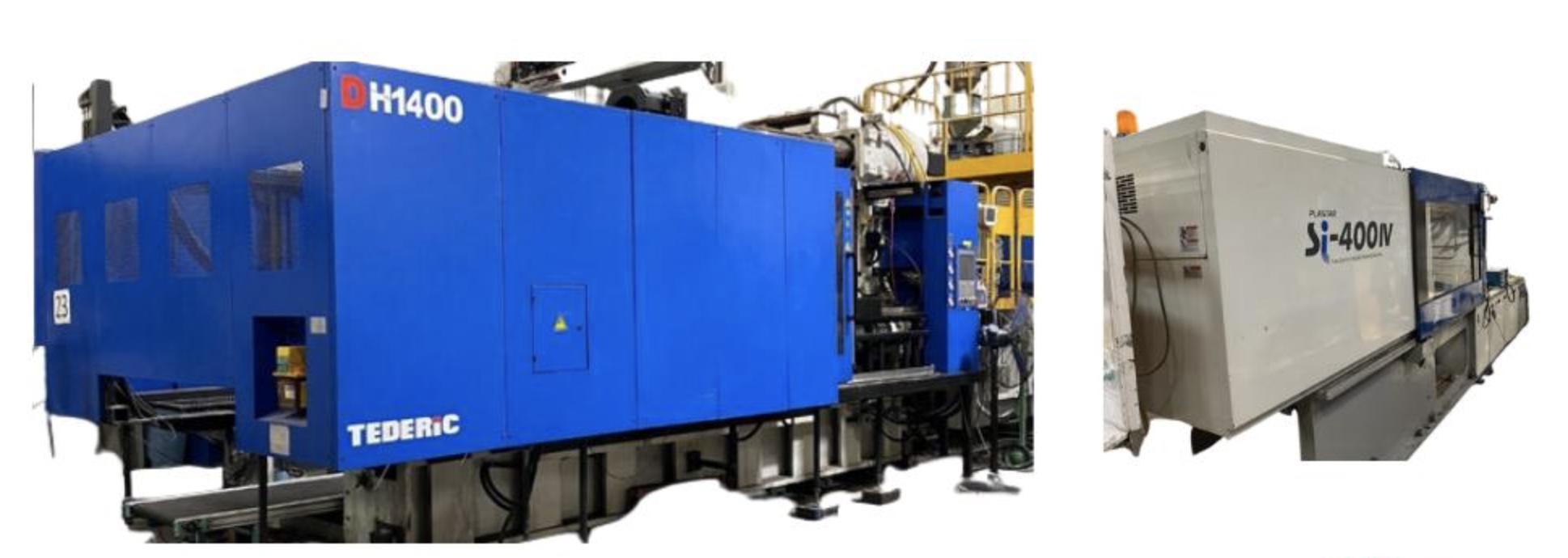 multi-ton pressure machines used to manufacture plastic parts